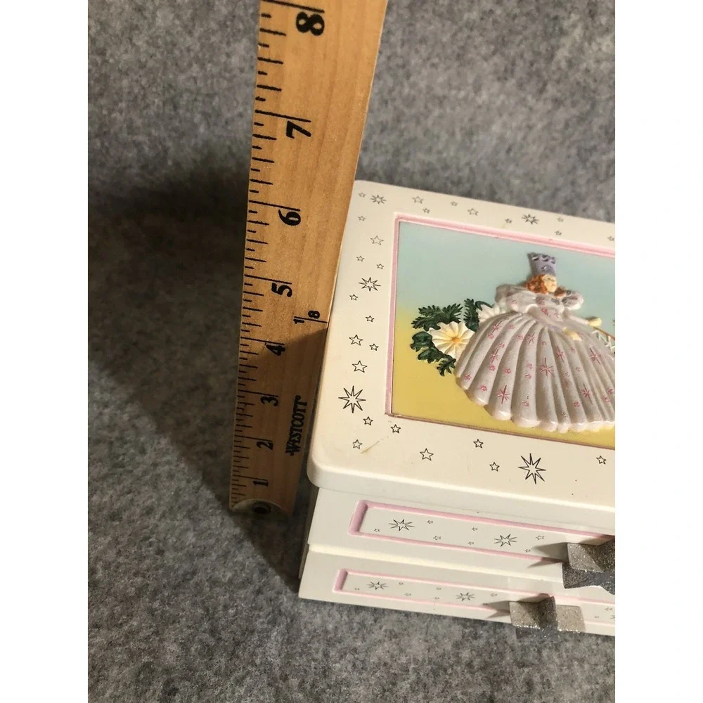 Vintage San Francisco Music Box Company Wizard of Oz Rotating Ruby Slippers